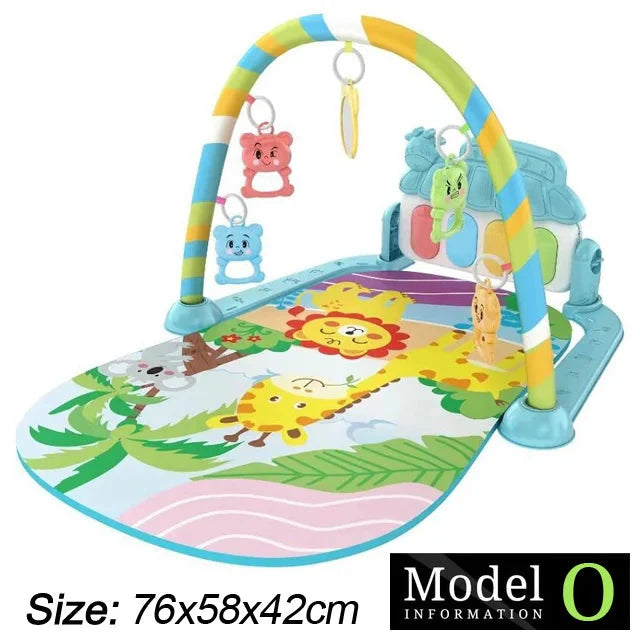 Baby Fitness Play Gym with Music & Piano Mat